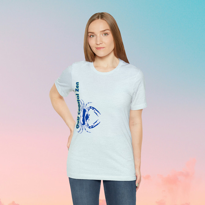 Gulf Coastal Zen Forgotten Coast Crab SW Sea Ocean Retro T-Shirt