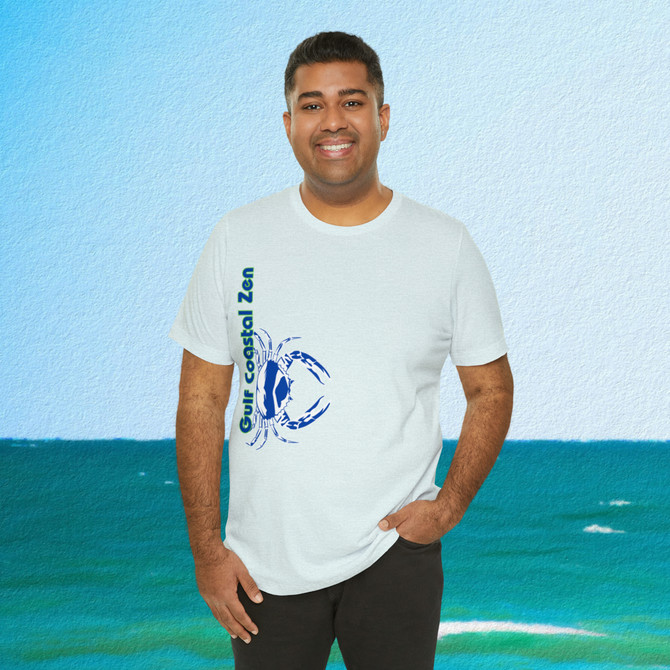 Gulf Coastal Zen Forgotten Coast Crab SW Sea Ocean Retro T-Shirt