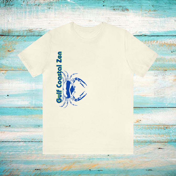 Gulf Coastal Zen Forgotten Coast Crab SW Sea Ocean Retro T-Shirt