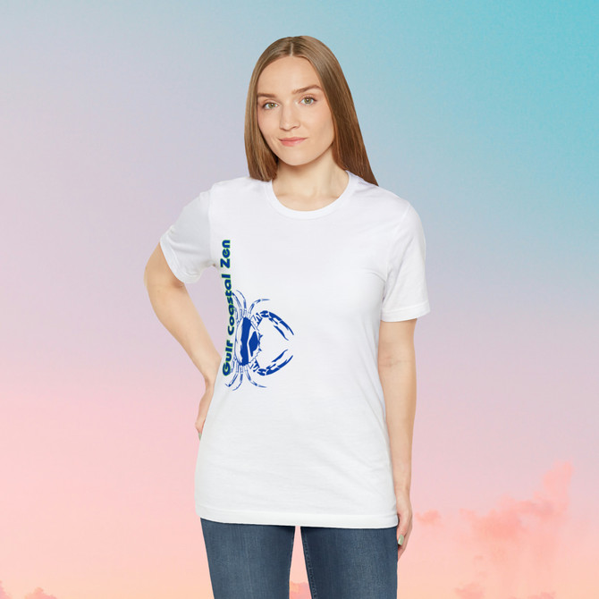 Gulf Coastal Zen Forgotten Coast Crab SW Sea Ocean Retro T-Shirt