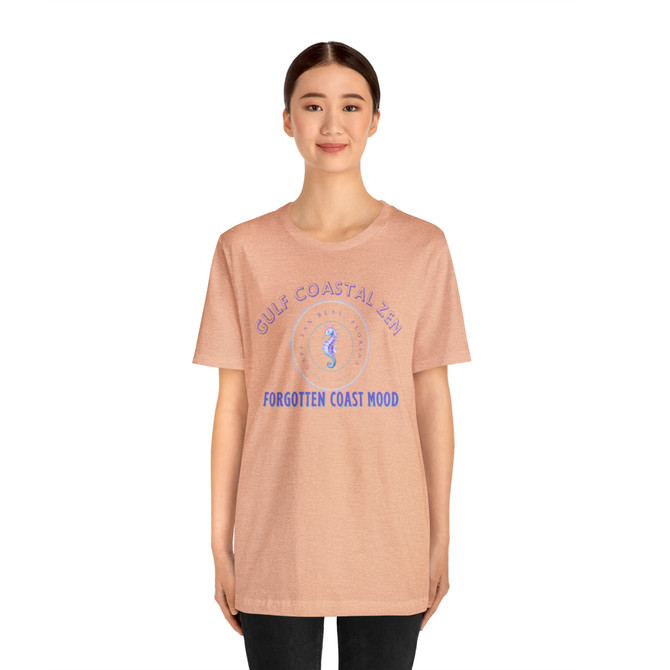 Gulf Coastal Zen Forgotten Coast Mood Sea Horse Cape San Blas Est T-Shirt