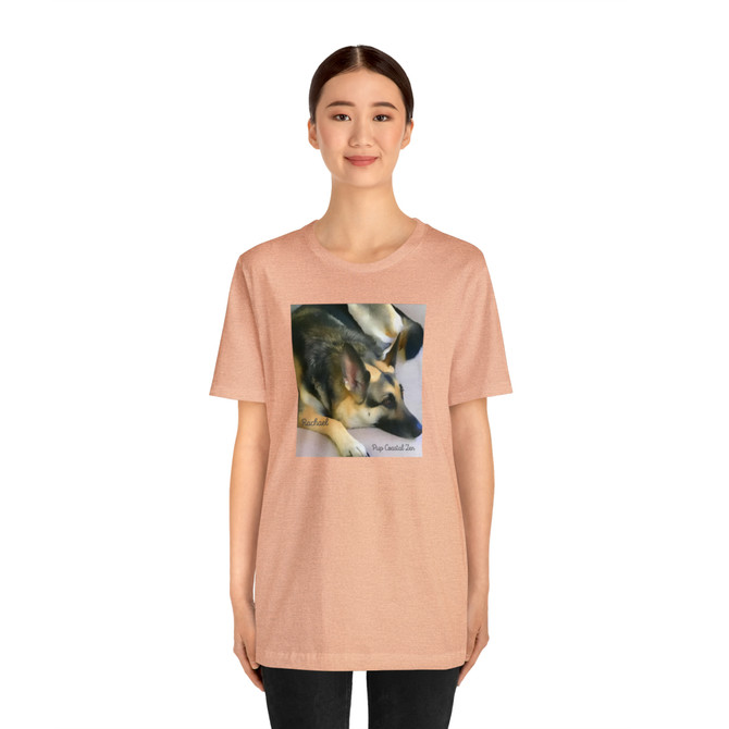 Gulf Coastal Zen Pup Coastal Zen Rachael German Shepherd Dog GSD Adult T-Shirt
