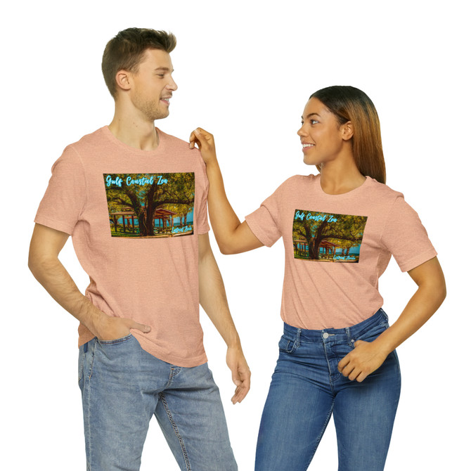Gulf Coastal Zen Forgotten Coast Park Eastpoint Florida Adult T-Shirt
