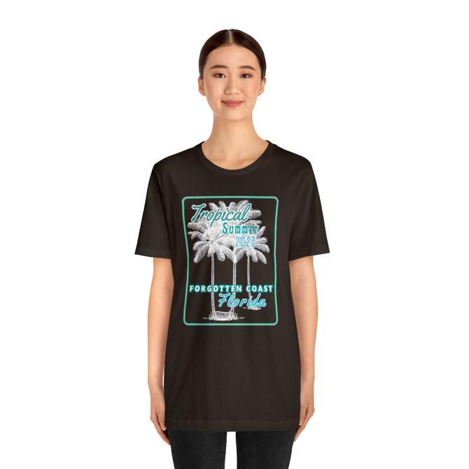 Gulf Coastal Zen Forgotten Coast Tropical Summer 2023 Florida T-Shirt