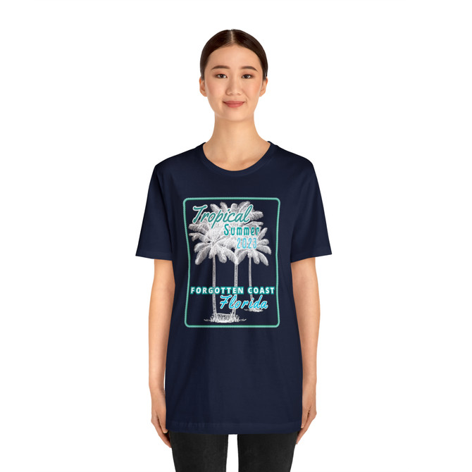 Gulf Coastal Zen Forgotten Coast Tropical Summer 2023 Florida T-Shirt