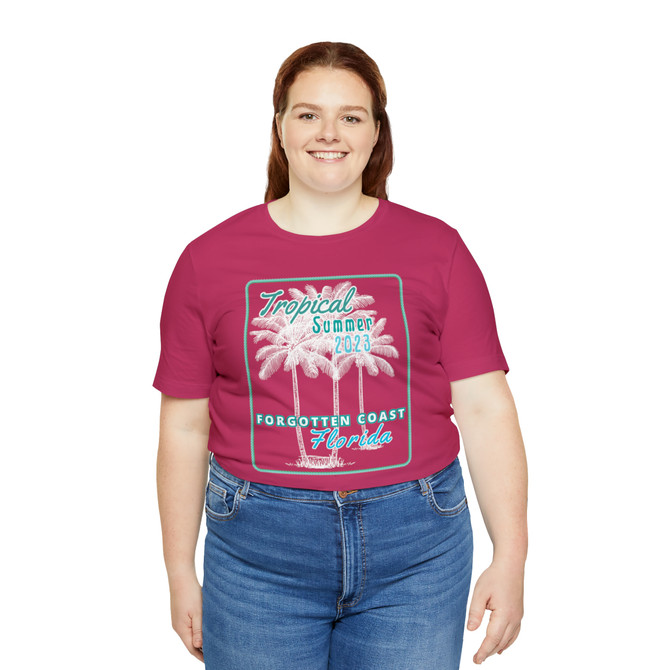 Gulf Coastal Zen Forgotten Coast Tropical Summer 2023 Florida T-Shirt