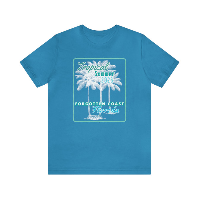 Gulf Coastal Zen Forgotten Coast Tropical Summer 2023 Florida T-Shirt