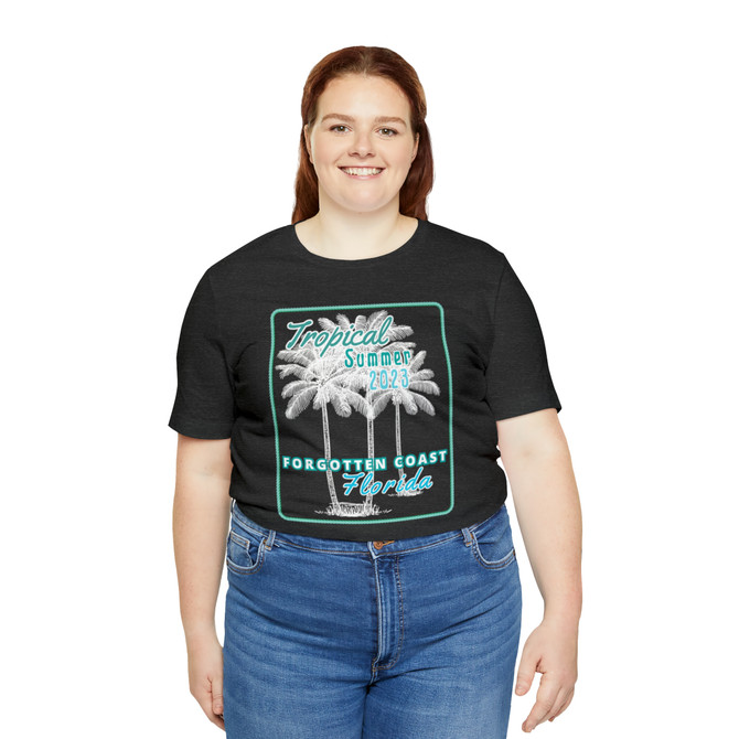 Gulf Coastal Zen Forgotten Coast Tropical Summer 2023 Florida T-Shirt