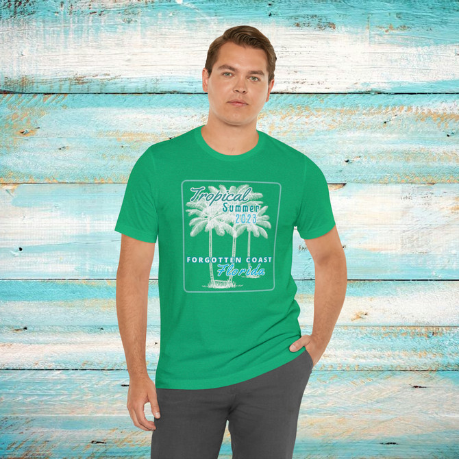 Gulf Coastal Zen Forgotten Coast Tropical Summer 2023 Florida T-Shirt