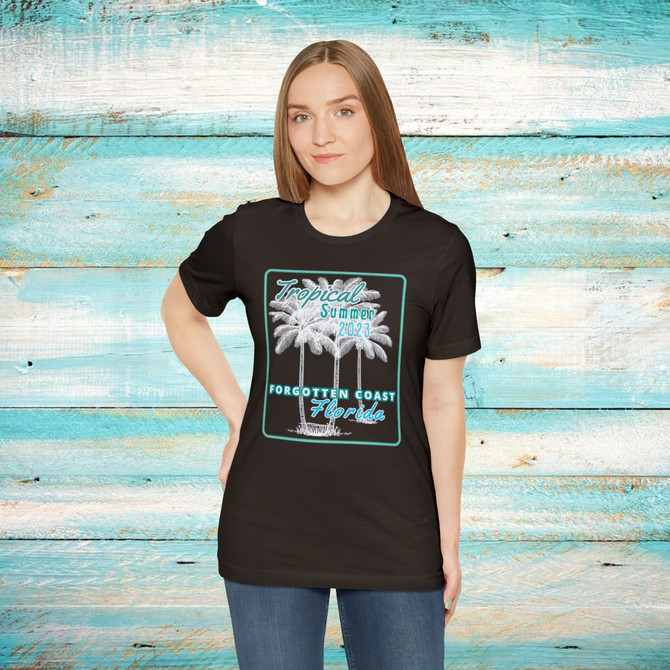 Gulf Coastal Zen Forgotten Coast Tropical Summer 2023 Florida T-Shirt