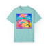 Gulf Coastal Zen Groovy Dolphin Family Hippie Tie dye Adult Short Sleeve Comfort Colors T-shirt