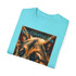 Peace Love GDS German Shepherd Dog Florida Pup Coastal Zen Adult Unisex Short Sleeve T-Shirt