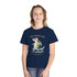 Gulf Coastal Zen Alligator Vacation Explore The Forgotten Coast Beach Youth Midweight Unisex Short Sleeve T-Shirt