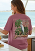 Great Egret Limited Edition Wildlife Series Spring 2024 Gulf Coastal Zen Beach Adult Unisex Short Sleeve T-Shirt