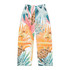 Gulf Coastal Zen Coral Sea Turtle Tropical Sea Shells Elastic Waist Women's Pajama Pants 