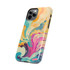 Gulf Coastal Zen Whale Waves Retro Tough Phone Cases
