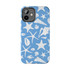 White Sea Shells Galore Gulf Coastal Zen Beach Ocean Tough Phone Cases Sky Blue