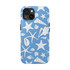 White Sea Shells Galore Gulf Coastal Zen Beach Ocean Tough Phone Cases Sky Blue