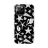 White Sea Shells Galore Gulf Coastal Zen Beach Ocean Tough Phone Cases Black