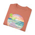 Beach Scene Boat Drink Margarita Sand Waves Sunset Gulf Coastal Zen Florida Adult Women's Short Sleeve T-Shirt