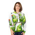 Gulf Coastal Zen Tropically Unisex Long Sleeve Pullover Hoodie White