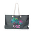 Gulf Coastal Zen Tropical Palms Weekender Bag FS
