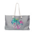 Gulf Coastal Zen Tropical Palms Weekender Bag FS