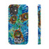 Gulf Coastal Zen Hippie Cats Groovy Slim Phone Case