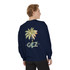 Gulf Coastal Zen Pretty Palm Logo Adult Long Sleeve Sweatshirt