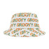 Gulf Coastal Zen GROOVY Geo Retro Unisex Bucket Hat WT