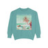 Gulf Coastal Zen Retro Revival Soft Cozy Sweatshirt