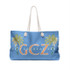 Gulf Coastal Zen Pretty Palm Logo Weekender Bag