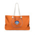 Gulf Coastal Zen St George Island Florida EST 4 Beach Weekender Bag Orange