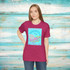Gulf Coastal Zen Forgotten Coast Florida Waves Sand Sea Gulls Adventure Begins Ocean Beach T-Shirt Aqua