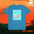 Gulf Coastal Zen Forgotten Coast Florida Waves Sand Sea Gulls Adventure Begins Ocean Beach T-Shirt Aqua