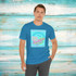 Gulf Coastal Zen Forgotten Coast Florida Waves Sand Sea Gulls Adventure Begins Ocean Beach T-Shirt Aqua