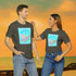 Gulf Coastal Zen Forgotten Coast Florida Waves Sand Sea Gulls Adventure Begins Ocean Beach T-Shirt Aqua