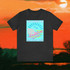 Gulf Coastal Zen Forgotten Coast Florida Waves Sand Sea Gulls Adventure Begins Ocean Beach T-Shirt Aqua