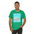 Gulf Coastal Zen Forgotten Coast Florida Waves Sand Sea Gulls Adventure Begins Ocean Beach T-Shirt Aqua