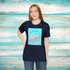 Gulf Coastal Zen Forgotten Coast Florida Waves Sand Sea Gulls Adventure Begins Ocean Beach T-Shirt Aqua
