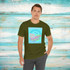 Gulf Coastal Zen Forgotten Coast Florida Waves Sand Sea Gulls Adventure Begins Ocean Beach T-Shirt Aqua