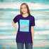 Gulf Coastal Zen Forgotten Coast Florida Waves Sand Sea Gulls Adventure Begins Ocean Beach T-Shirt Aqua