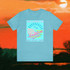Gulf Coastal Zen Forgotten Coast Florida Waves Sand Sea Gulls Adventure Begins Ocean Beach T-Shirt Aqua