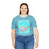 Gulf Coastal Zen Forgotten Coast Florida Waves Sand Sea Gulls Adventure Begins Ocean Beach T-Shirt Aqua