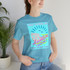Gulf Coastal Zen Forgotten Coast Florida Waves Sand Sea Gulls Adventure Begins Ocean Beach T-Shirt Aqua