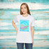 Gulf Coastal Zen Forgotten Coast Florida Waves Sand Sea Gulls Adventure Begins Ocean Beach T-Shirt Aqua
