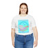 Gulf Coastal Zen Forgotten Coast Florida Waves Sand Sea Gulls Adventure Begins Ocean Beach T-Shirt Aqua