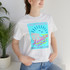 Gulf Coastal Zen Forgotten Coast Florida Waves Sand Sea Gulls Adventure Begins Ocean Beach T-Shirt Aqua