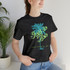 Gulf Coastal Zen Forgotten Coast Just Be Zen Palm Tree Ocean Beach Adult Short Sleeve T-Shirt LM