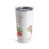 Gulf Coastal Zen Be a Flamingo Hibiscus Stainless Steel Tumbler 20oz